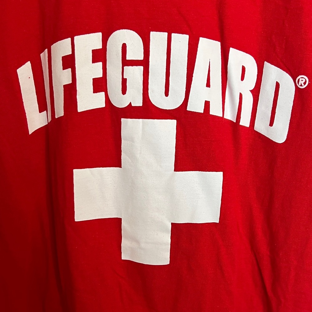 Lifeguard Red Short Sleeve Tee - Picture 5 of 6